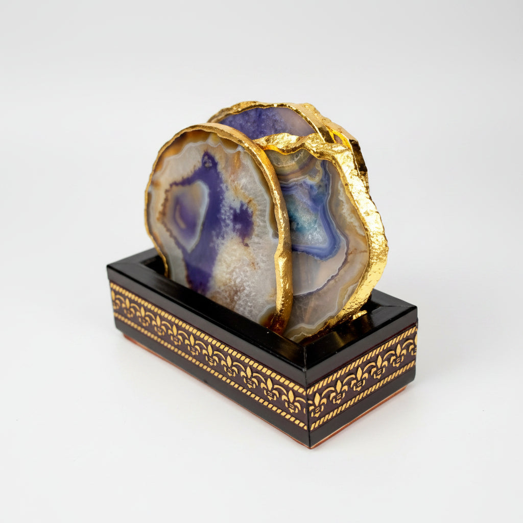 Gemstone Coasters-Pink