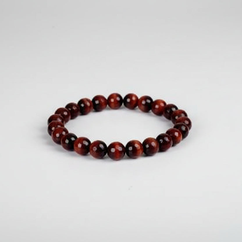 Red Tiger Eye Faceted Bracelet