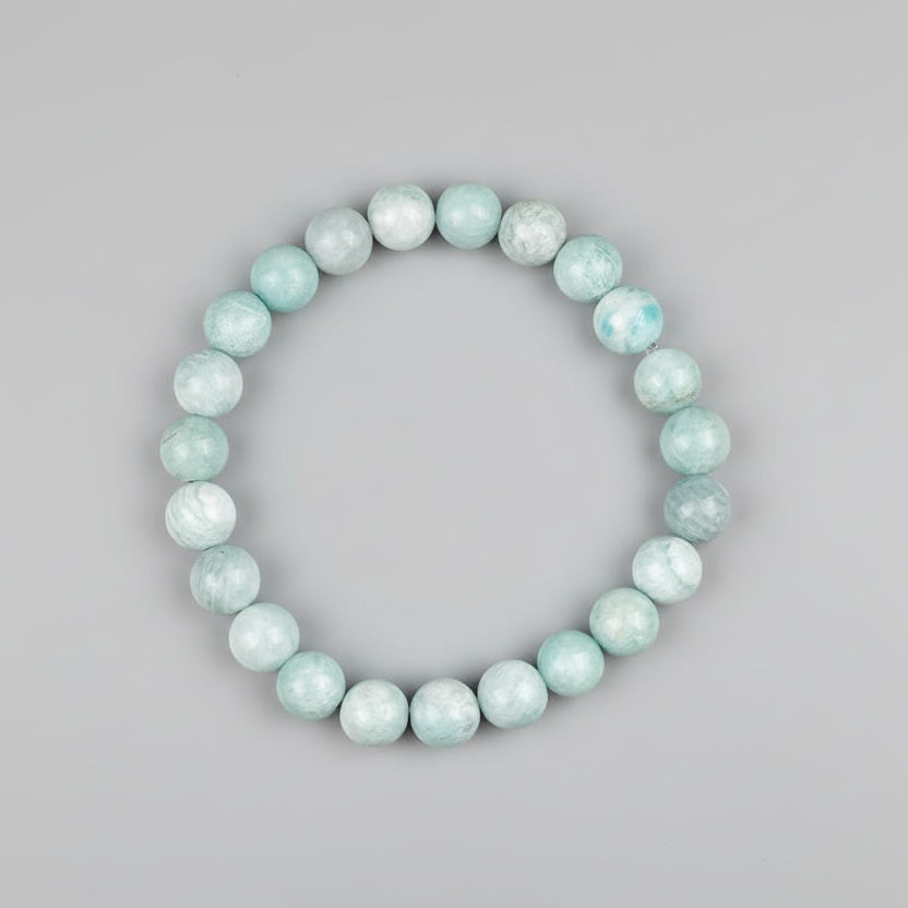 Amazonite Bracelet in Elastic-8 mm
