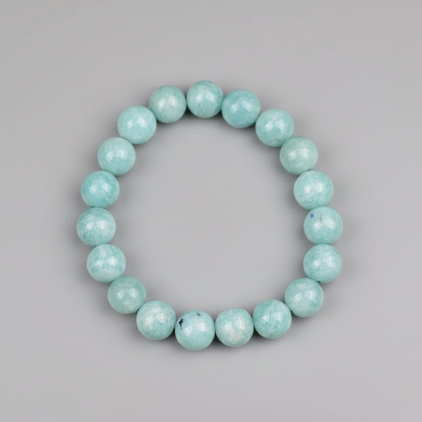 Amazonite Bracelet in Elastic-10 mm