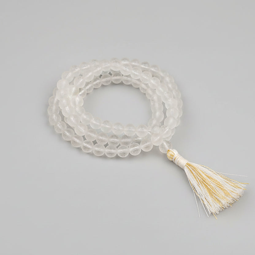 Om Printed Sphatik Mala