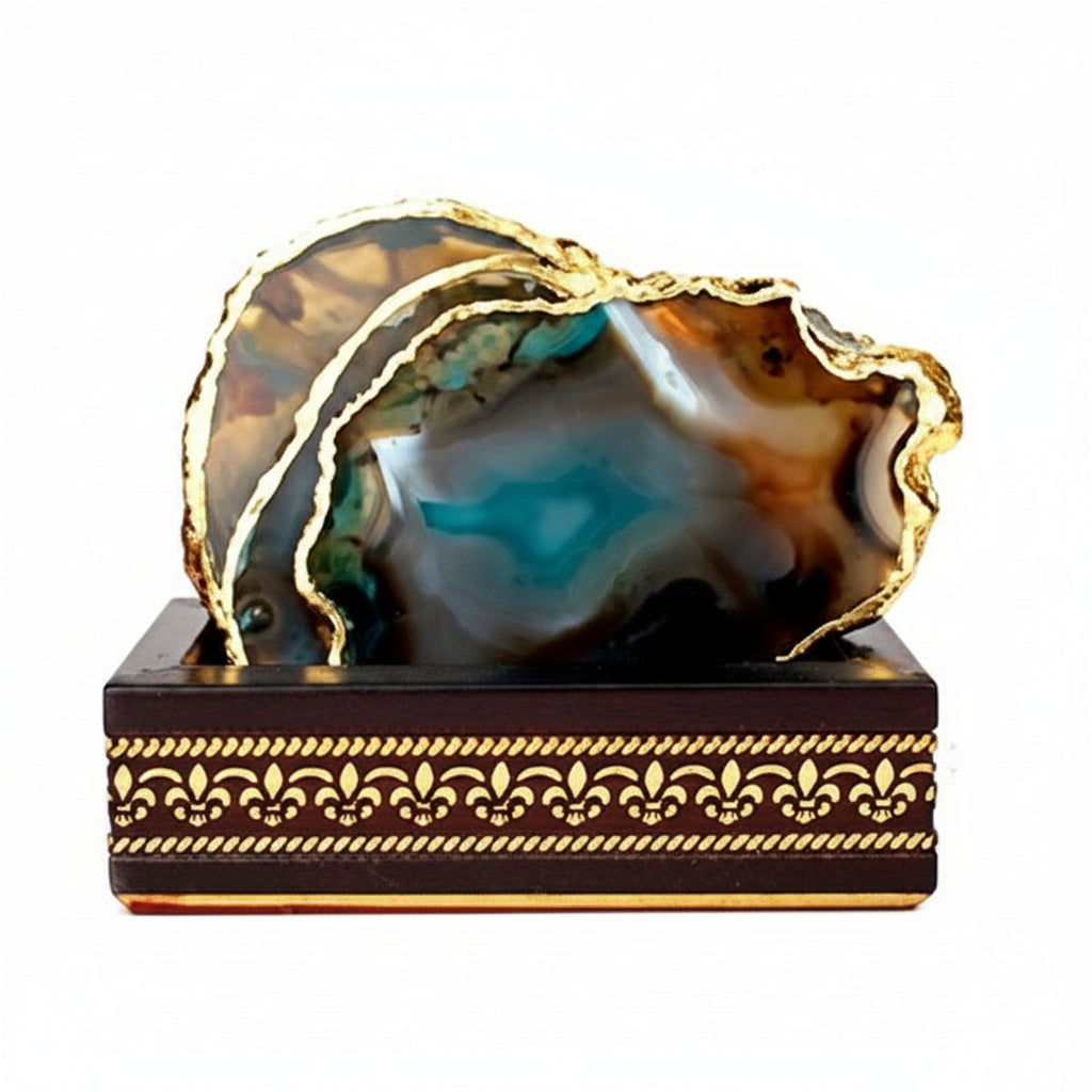 Gemstone Coasters-Grey