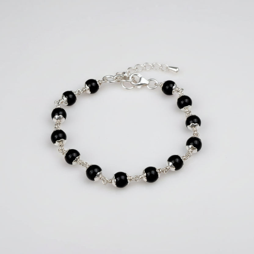 Black Tourmaline Bracelet Design (V)-6 mm