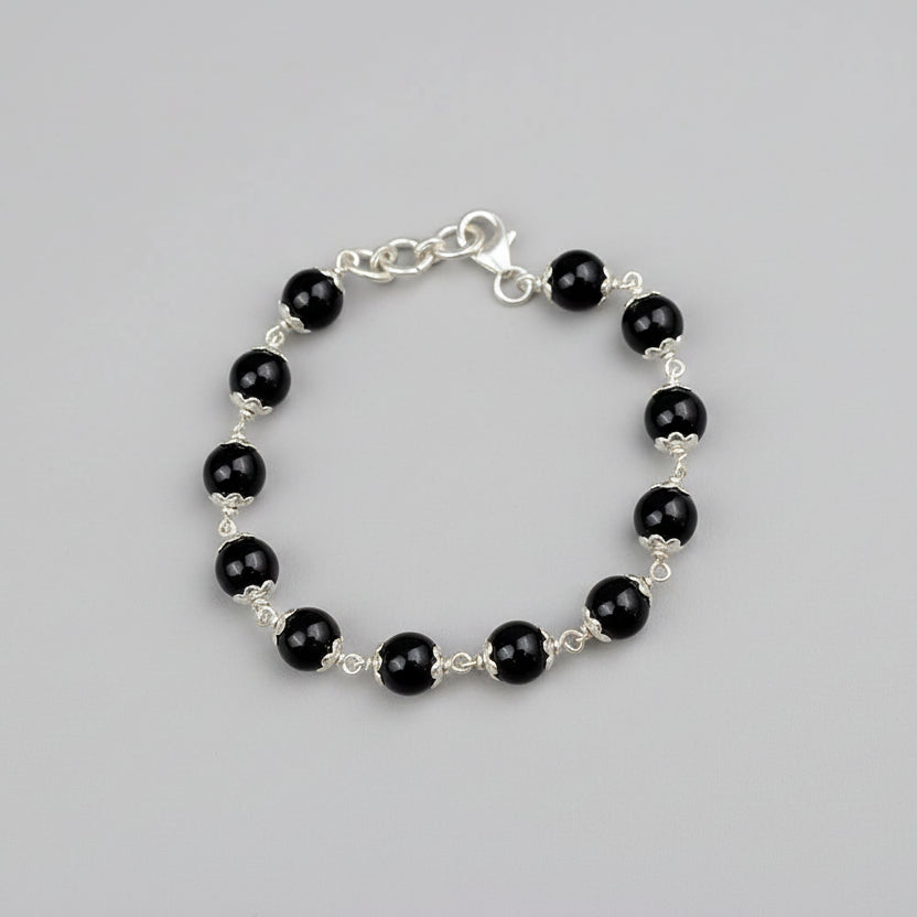 Black Tourmaline Bracelet Design (V)-6 mm