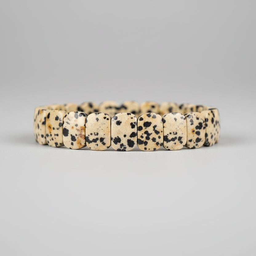 Natural Dalmatian Jasper Bracelet