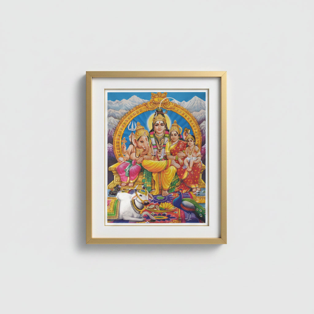 Shiv Parivar Photo Medium I-Only Photo