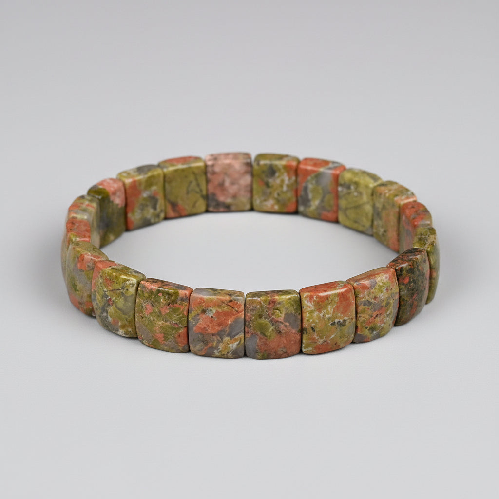 Natural Unakite Bracelet-I