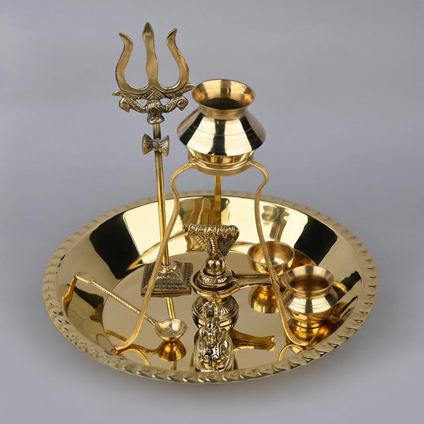 Shivling Nandi Trishul Abhishek Set