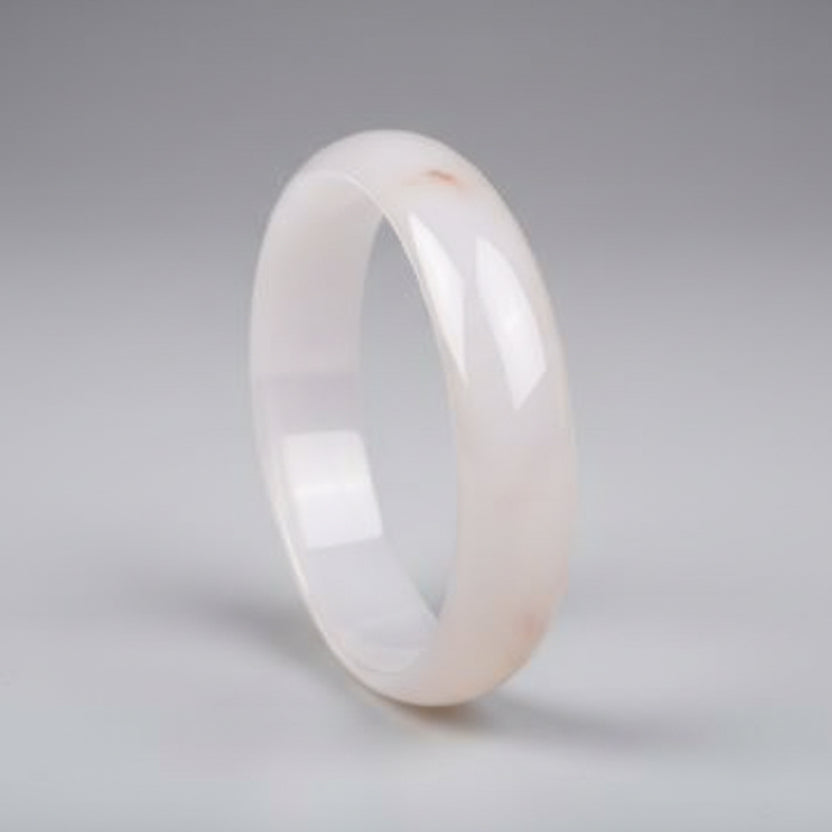 White Agate Bangle (VI)