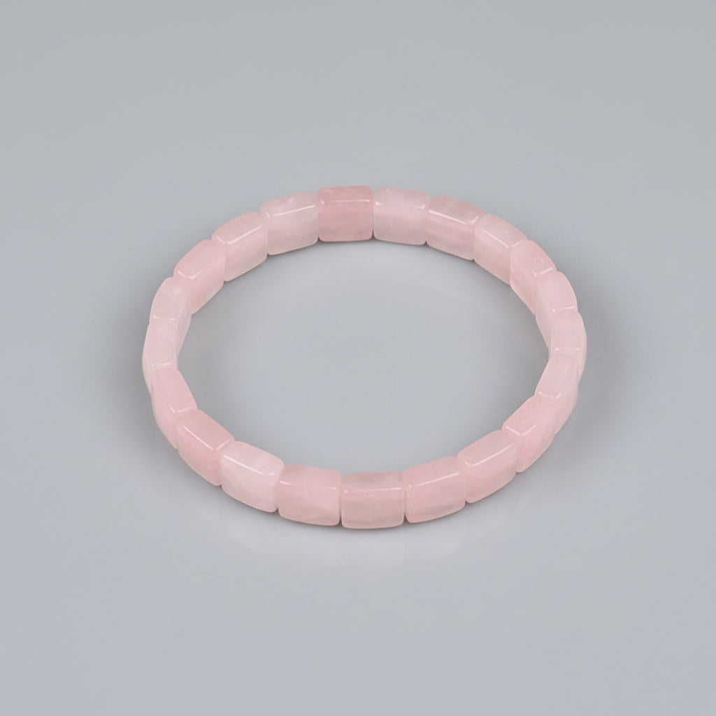 Rose Quartz Faceted Bracelet (VII)