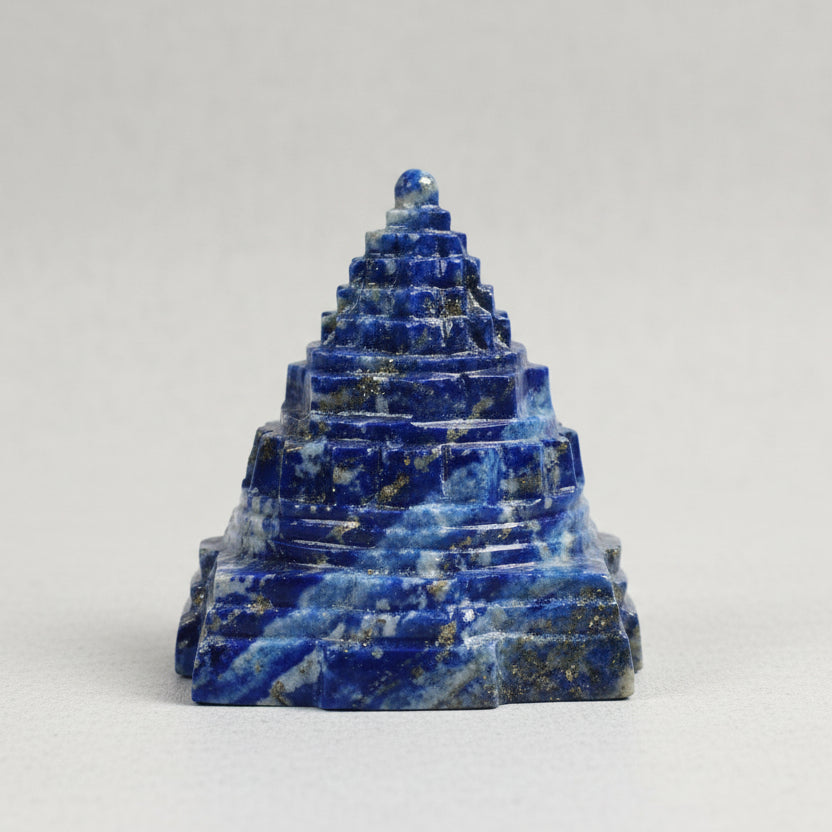 Lapis Lazuli Shree Yantra 225 gms