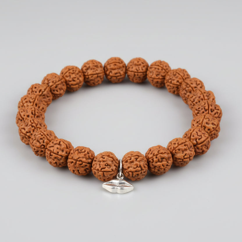 5 Mukhi Guru Java Bracelet-10 mm