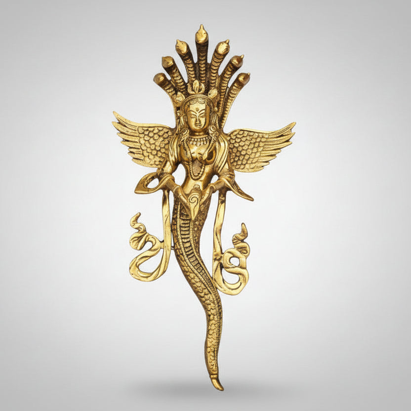 Naag Kanya Brass Idol