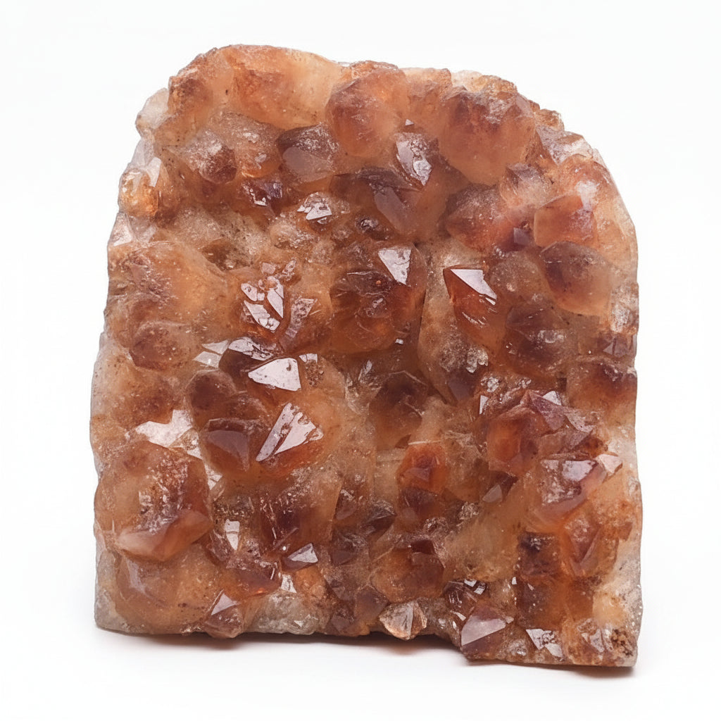 Natural Yellow Citrine Geode - 736 gms