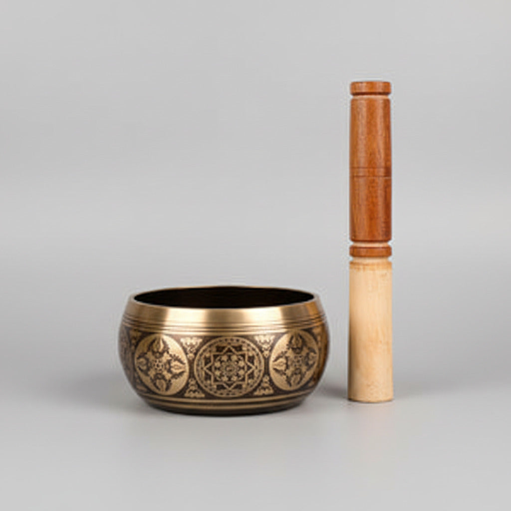 Black Tibetian Meditation Singing Bowl