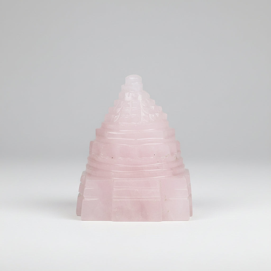 Rose Quartz Shree Yantra - 284 gms