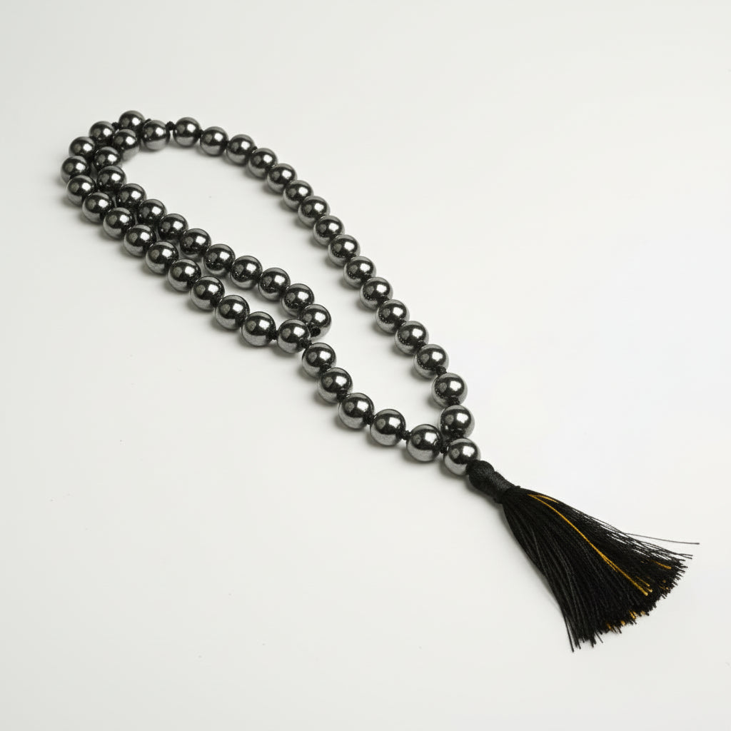 Natural Hematite Beads Mala-8 mm