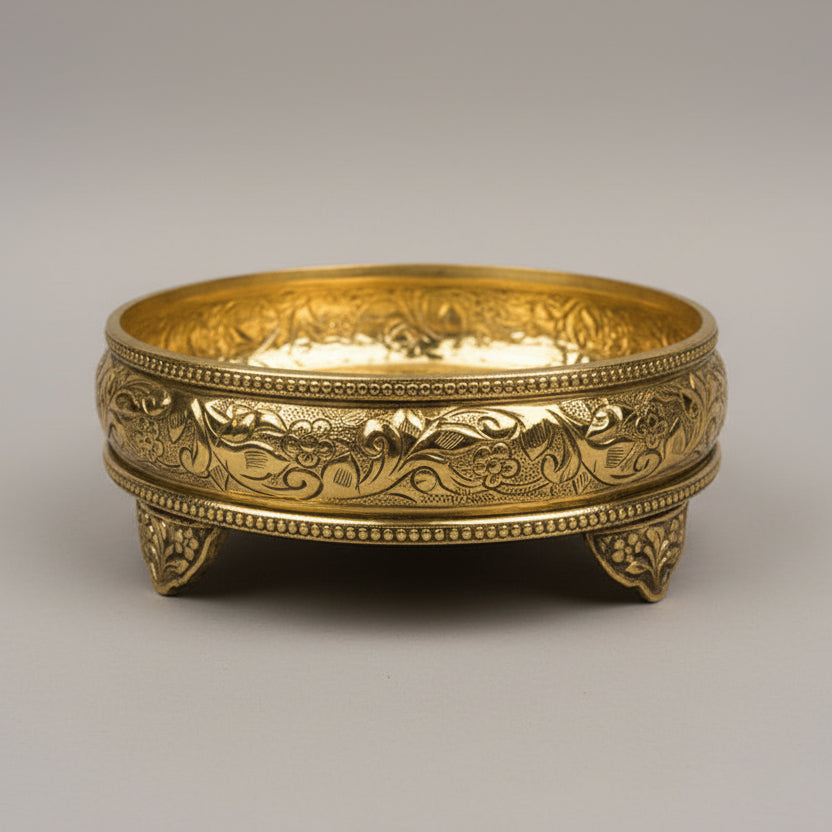Brass Abhishek Gaumukh Pot-Small