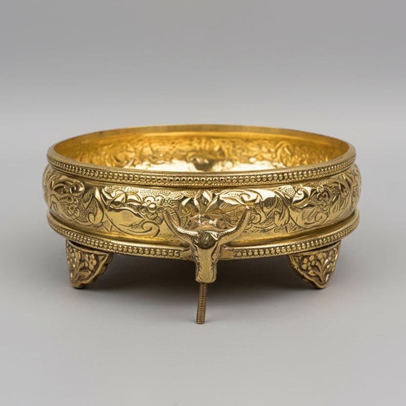 Brass Abhishek Gaumukh Pot-Large