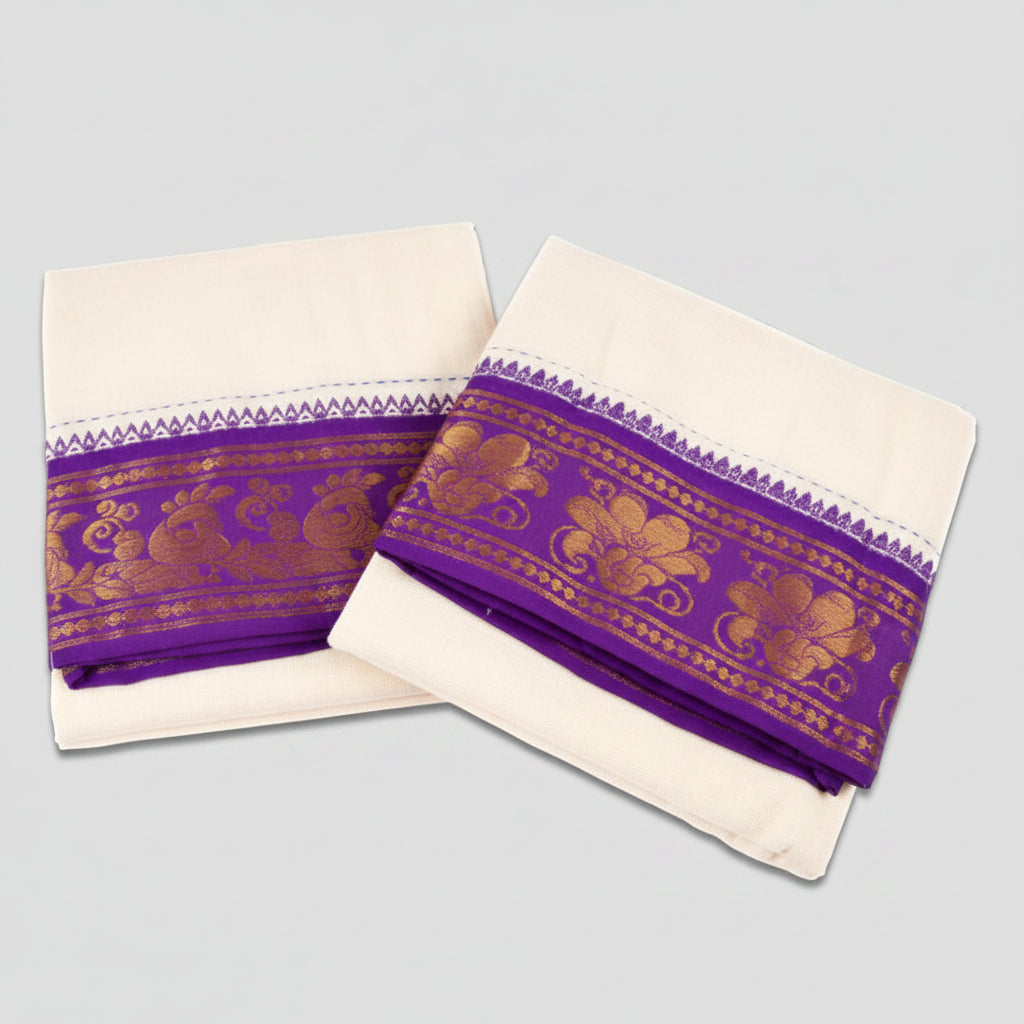 Puja DhotiXII-Flower