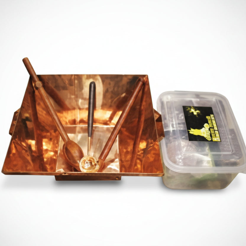 Havan Kund Set With Special Havan Samagri-Large