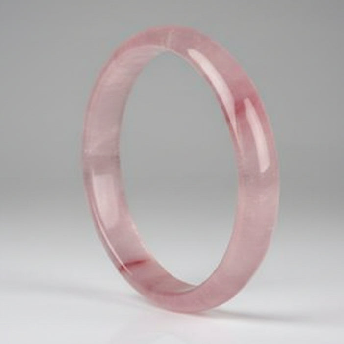Pink Agate Bangle (I)