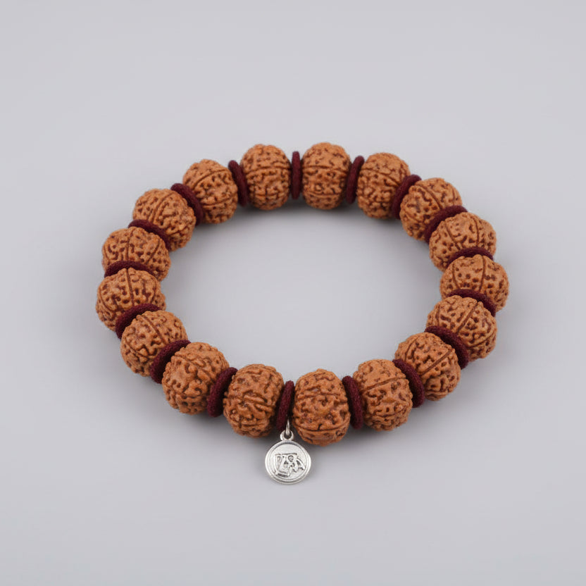 Collector 7 Mukhi Bracelet-Silver Caps