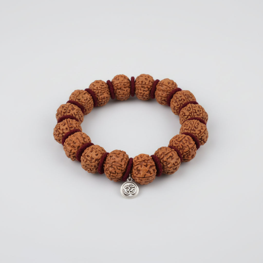 Collector 7 Mukhi Bracelet-Woolen Spacers