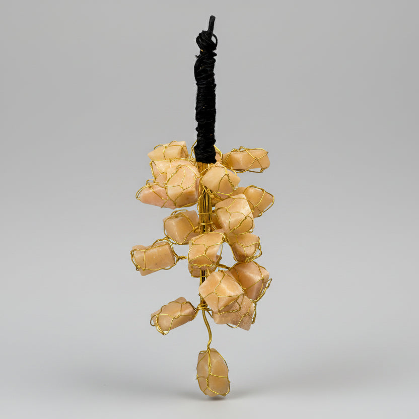 Hanging Natural Yellow Jade Stones