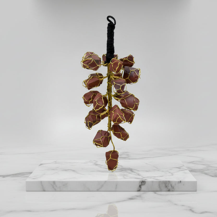 Hanging Natural Red Jasper Stones