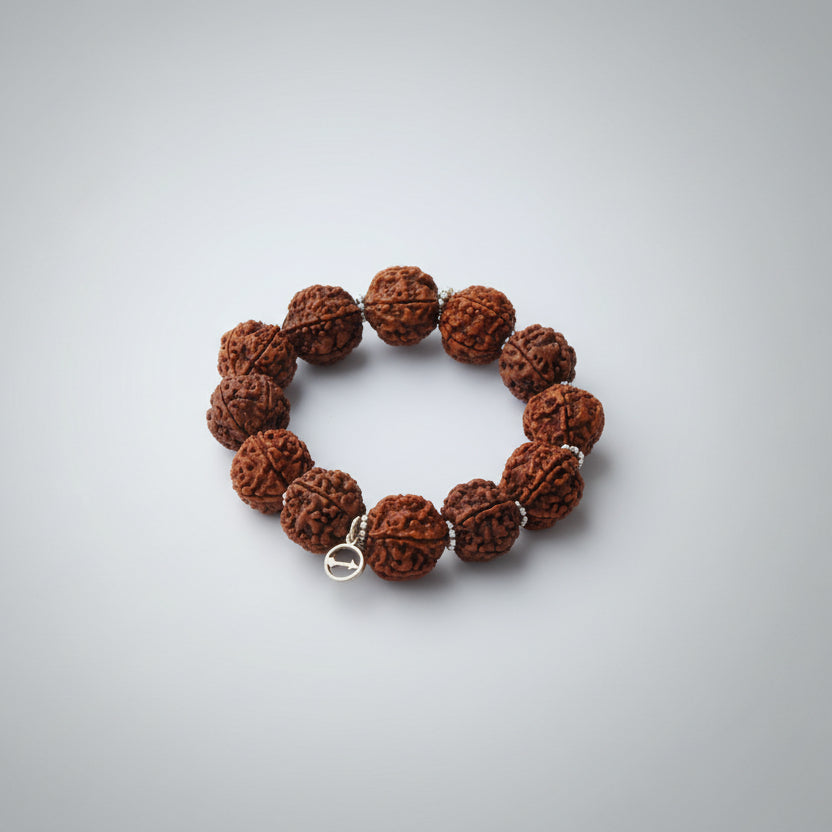 7 Mukhi Mahalakshmi Bracelet-Large-Silver Chakri