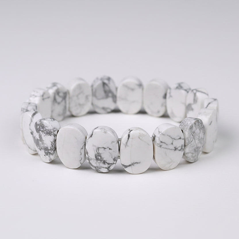 Howlite Faceted Bracelet - II