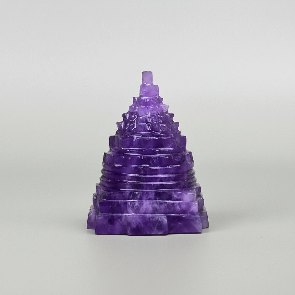 Amethyst Shree Yantra - 50  to 60 gms