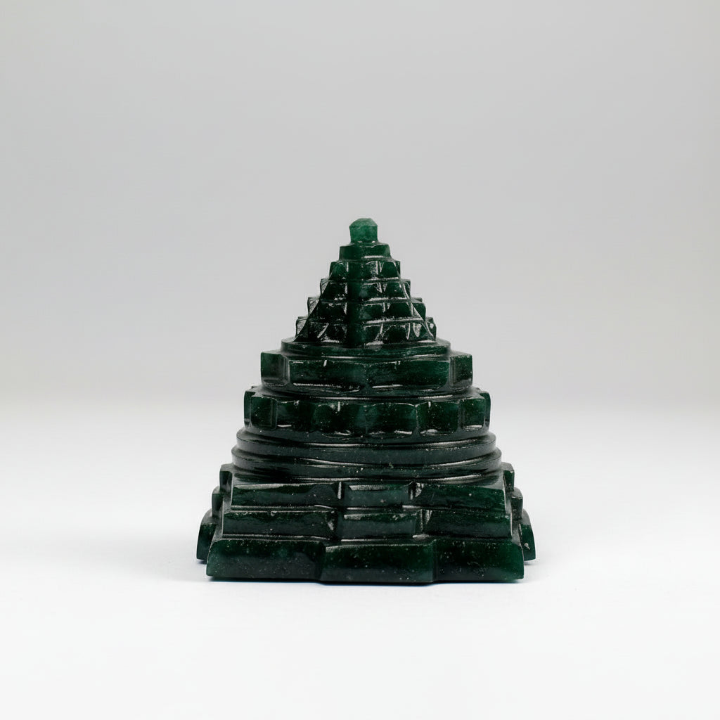 Green Jade Shree Yantra 166 gms