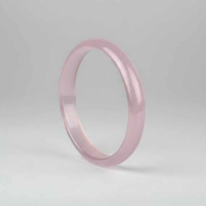 Pink Agate Bangle (III)