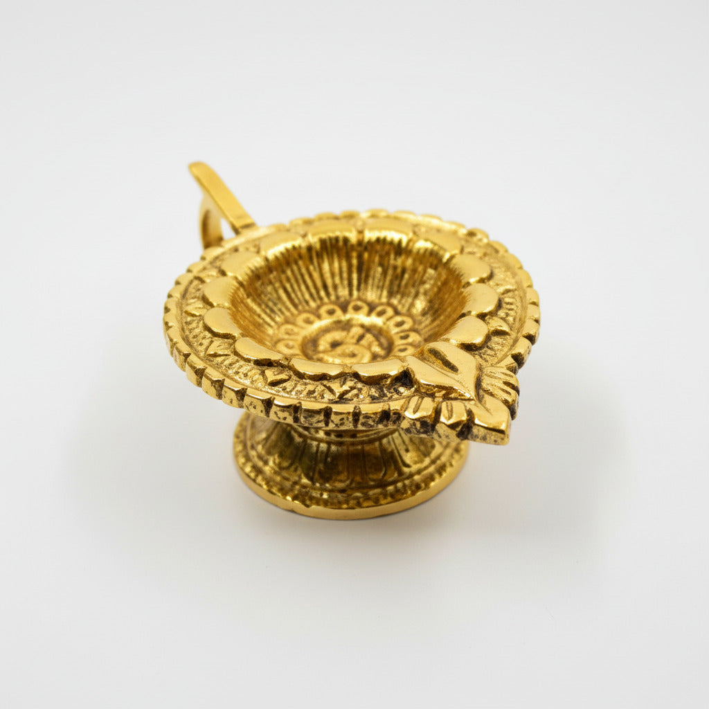 Om Diya In Brass