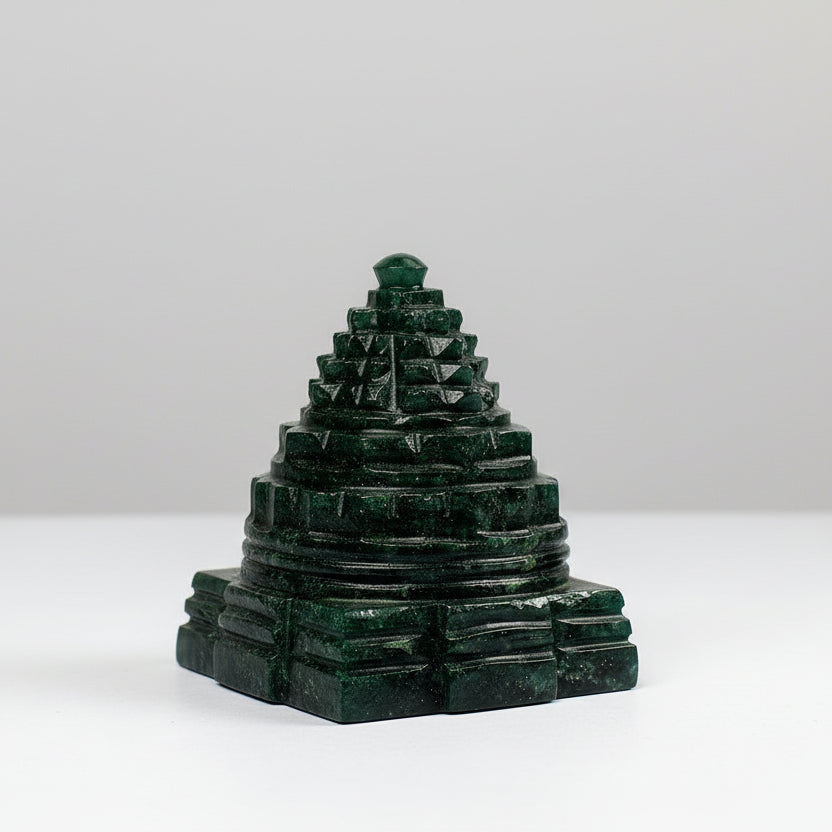 Green Jade Shree Yantra 224 gms