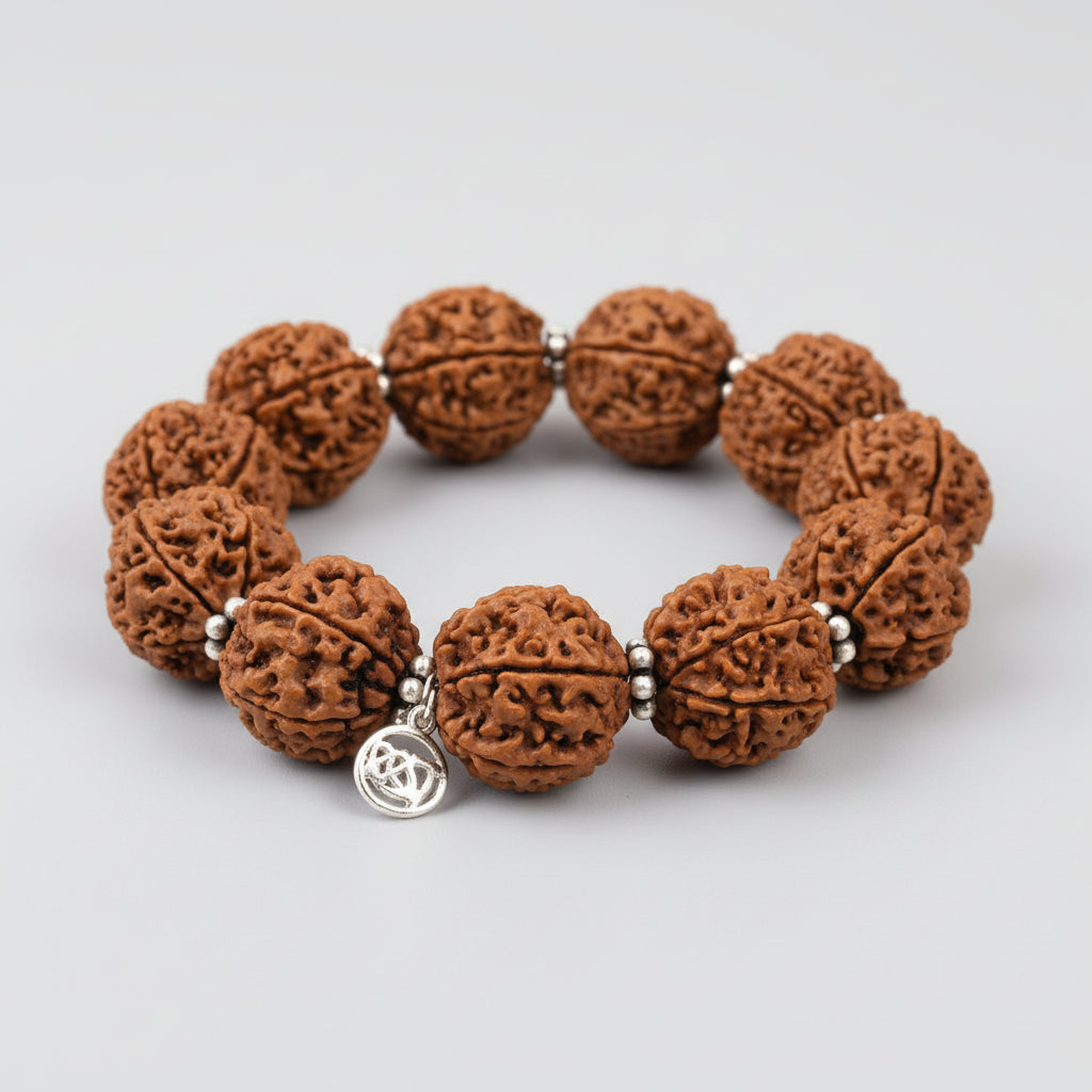 6 Mukhi Mangal Bracelet-Collector-Woolen Spacers