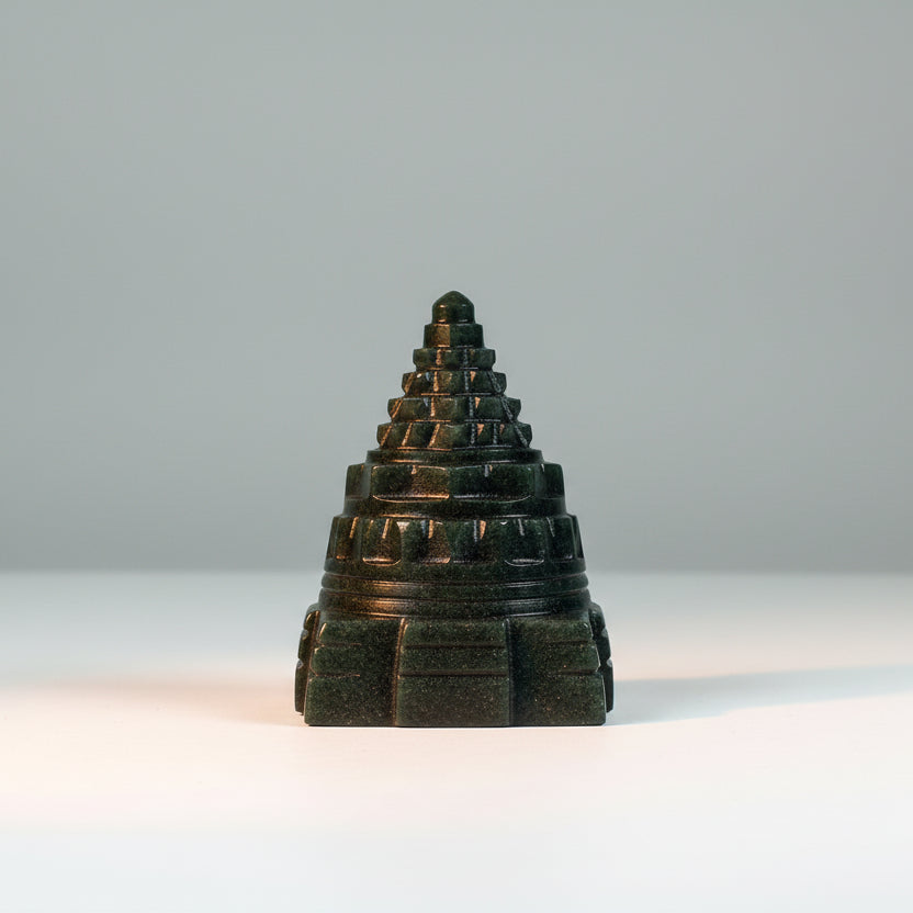 Green Jade Shree Yantra 246 gms