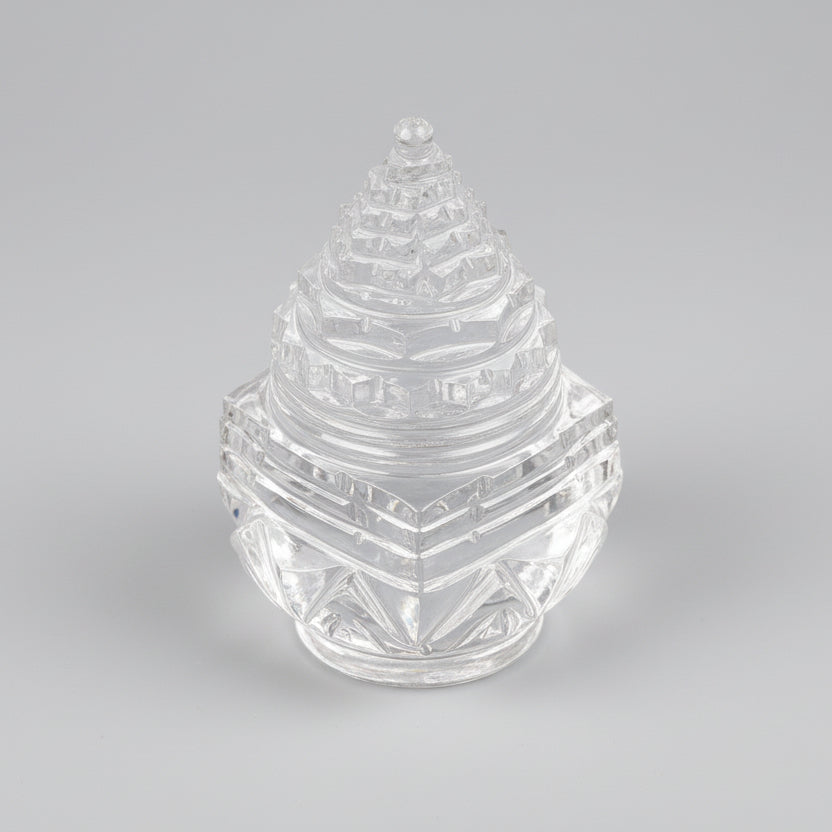 Sphatik Shree Yantra on Lotus - 103 gms