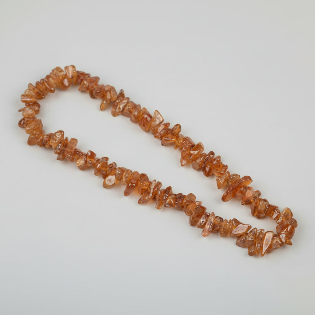 Gomed Hessonite Necklace Mala