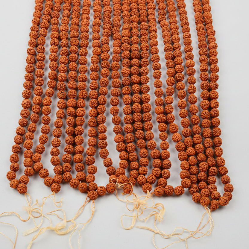 Rudraksha Mala Set Of 9 (9 mm)-With Knots