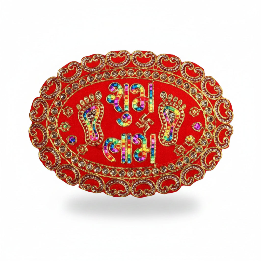 Shubh Labh Pooja Cloth-Design II