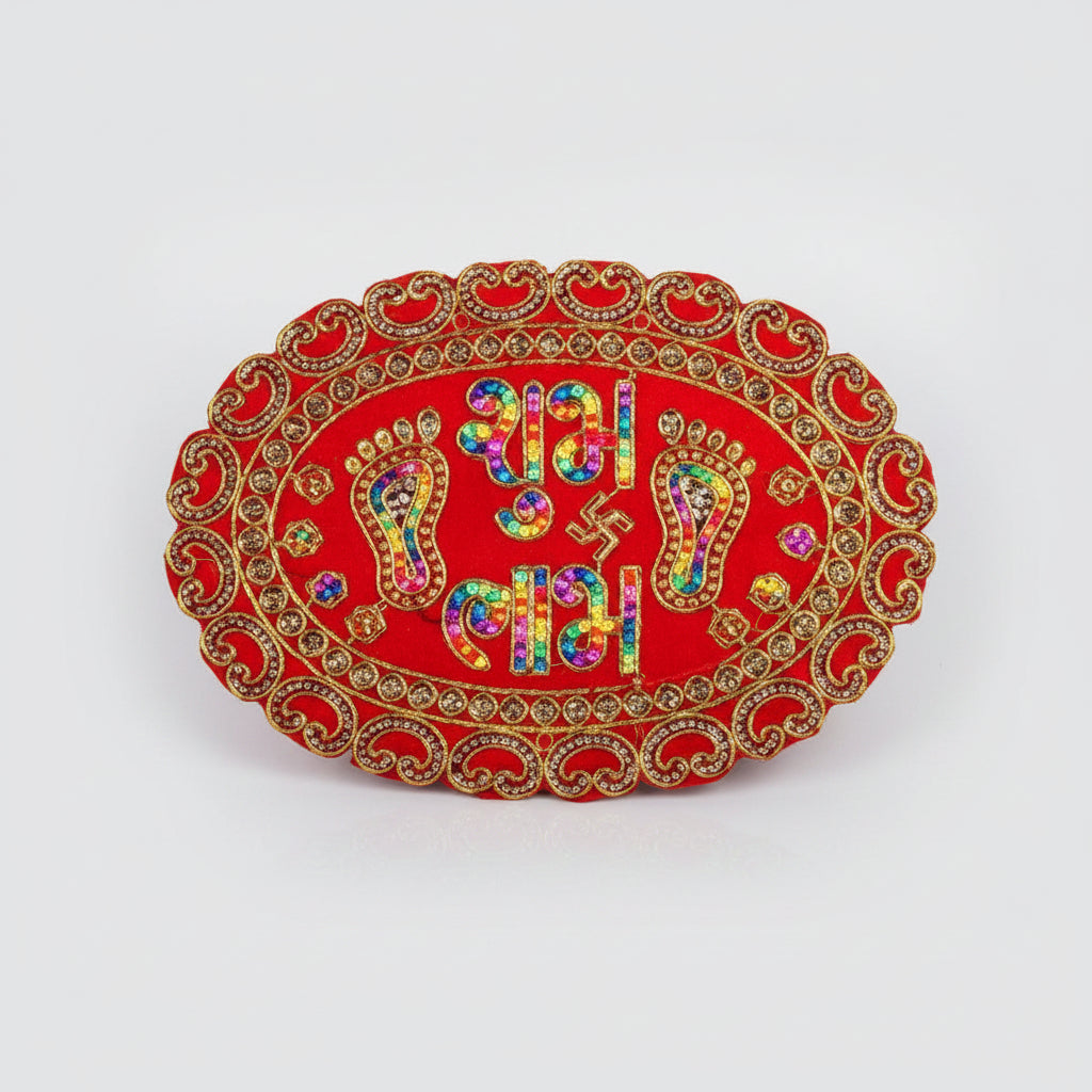 Shubh Labh Pooja Cloth-Design I