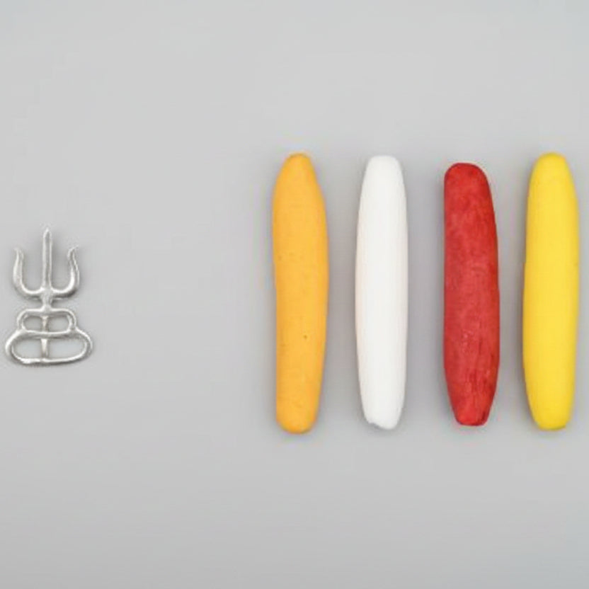 Tilak sticks with Tilak stamp-Trishul with Tripund