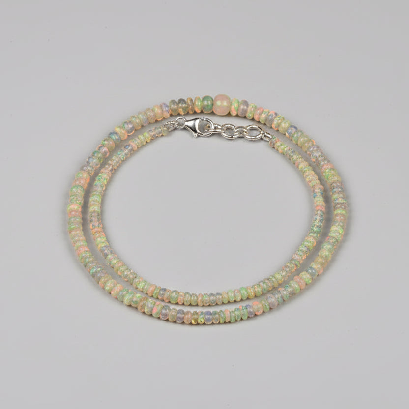 Opal Rainbow Fire Necklace-41 Carats