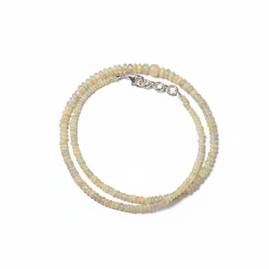 Opal Rainbow Fire Necklace-33.05 Carats