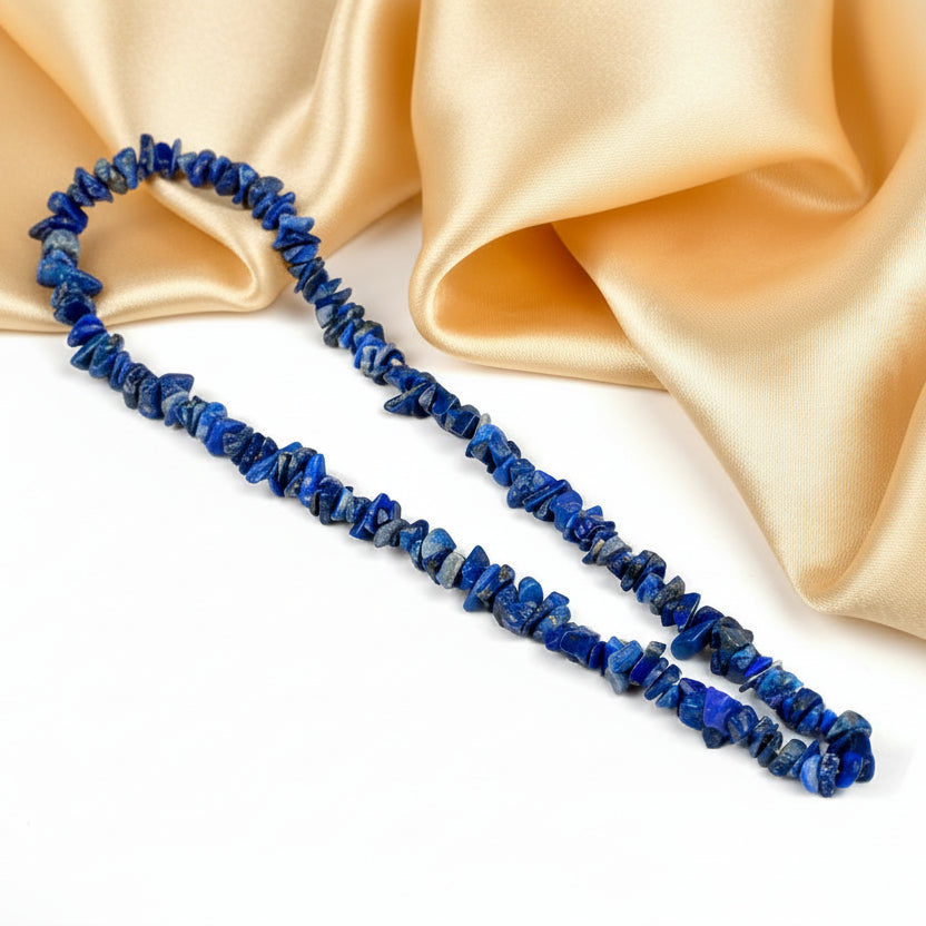 Lapis Lazuli Uncut Beads Necklace