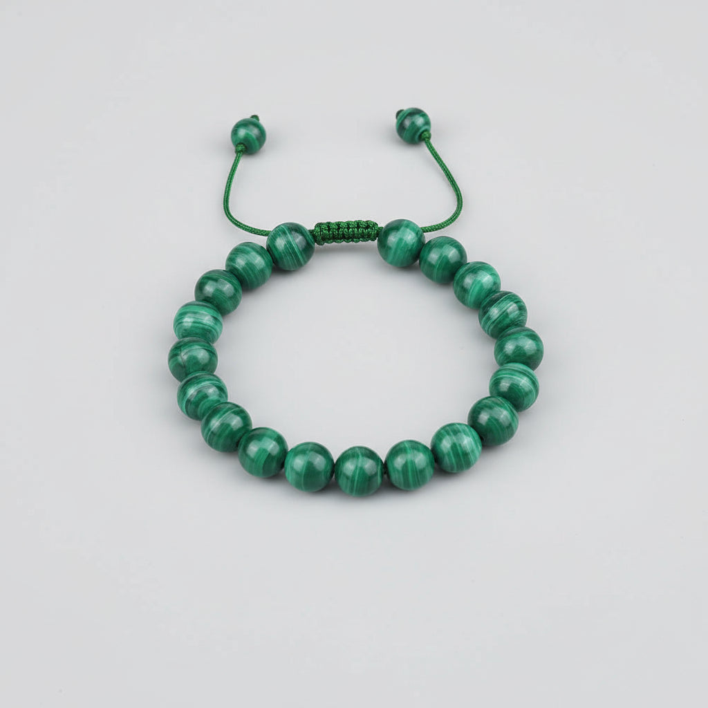 Malachite Adjustable Bracelet-8 mm