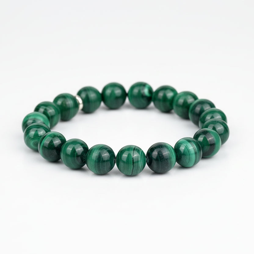 Natural Malachite Bracelet-6 mm